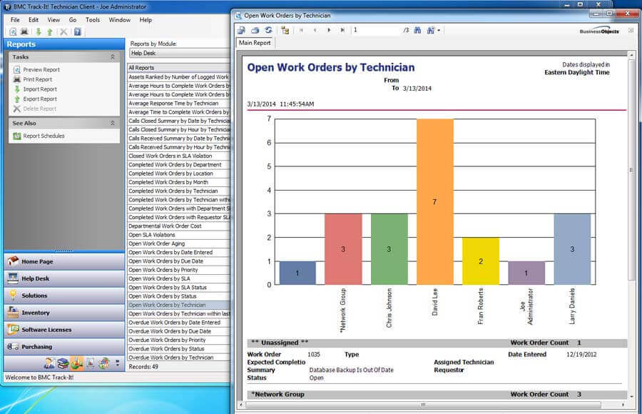 Funktionen Track It It Help Desk Software