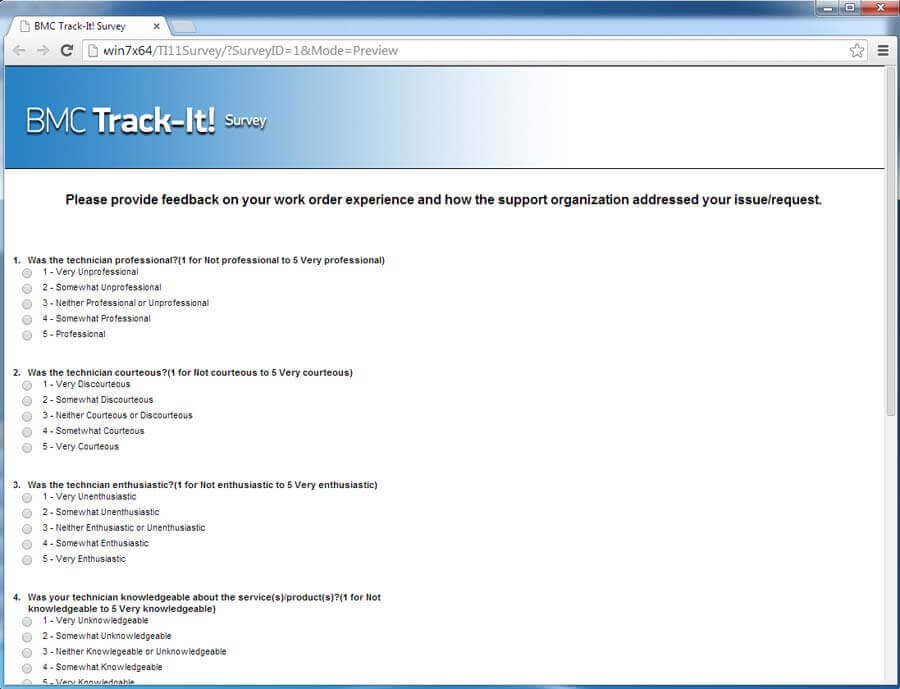 Survey Software - IT Help Desk Software